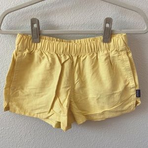 Yellow Patagonia Women’s ‘Baggies’ Shorts